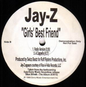 Jay-Z : Girls' Best Friend (12", Single, Promo)