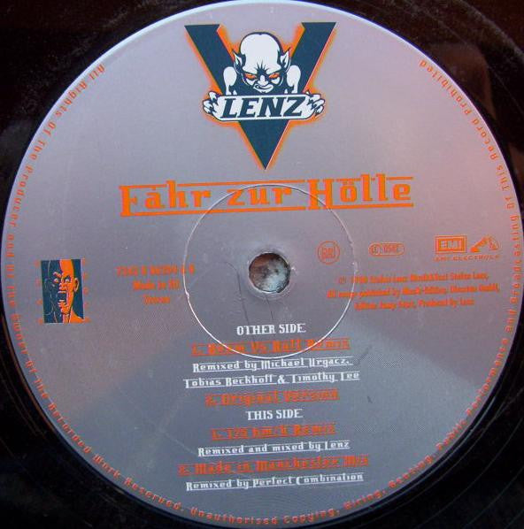 V-Lenz : Fahr Zur Hölle (12")