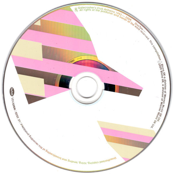 Various : Gatecrasher's Club Anthems (1993 - 2009) (3xCD, Mixed, Dig)