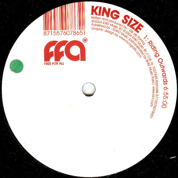 King Size* : Galactic Storm / Riding Outwards (12")