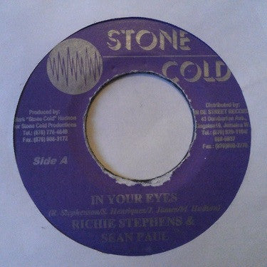 Richie Stephens & Sean Paul / Jam 2 : In Your Eyes / The Verdict (Version) (7")