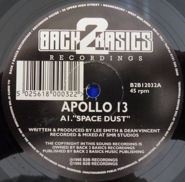 Apollo 13 : Space Dust / Wobble (12")