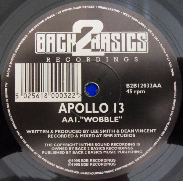 Apollo 13 : Space Dust / Wobble (12")