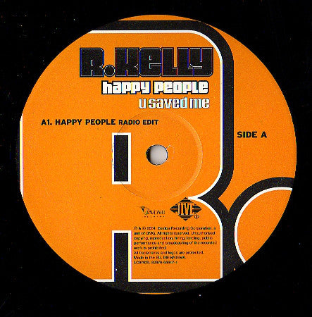 R. Kelly : Happy People / You Saved Me (12")
