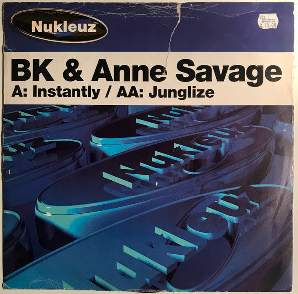 BK & Anne Savage : Instantly / Junglize (12", Single)