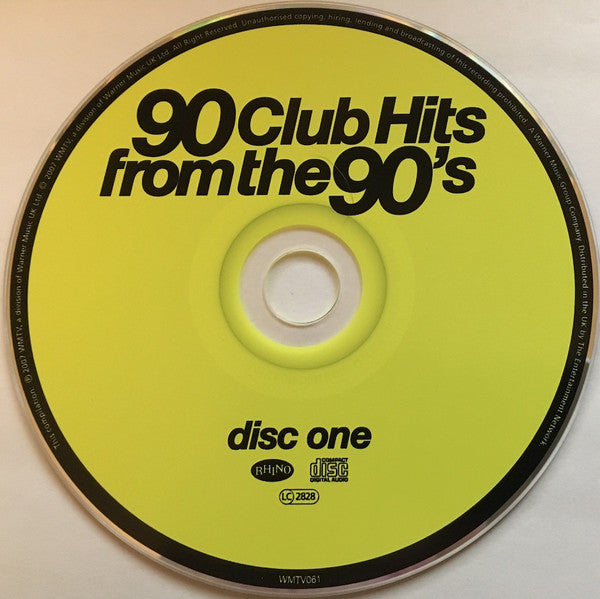 Various : 90 Club Hits From The 90's (4xCD, Comp)