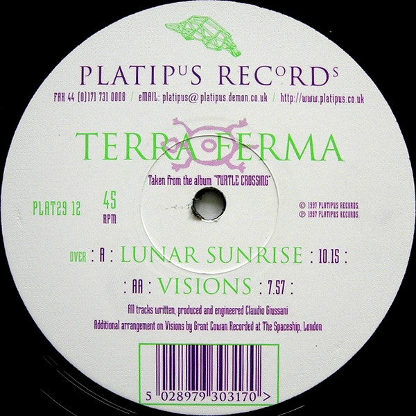 Terra Ferma : Lunar Sunrise / Visions (12")