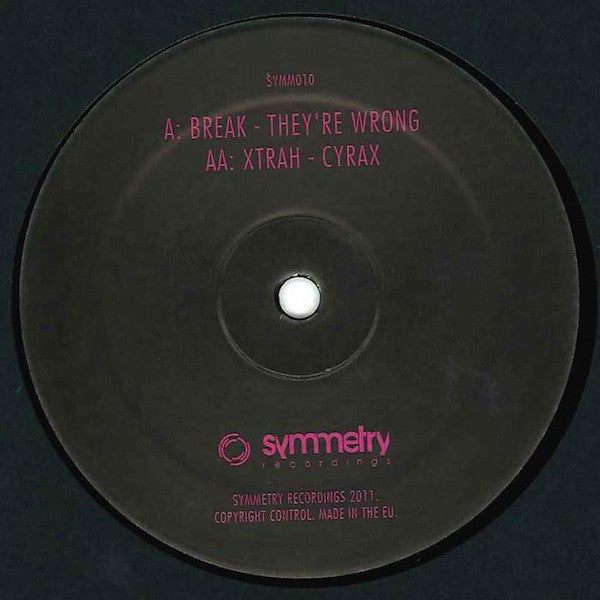 Break / Xtrah : They're Wrong / Cyrax (12")