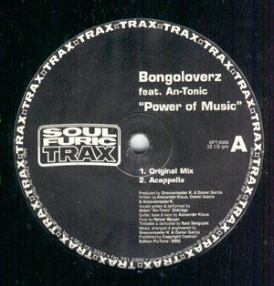Bongoloverz Feat. An-Tonic : Power Of Music (12")