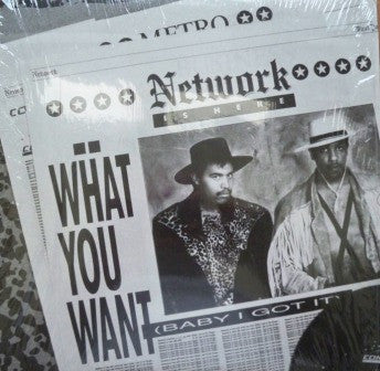 Network (14) : What You Want (Baby I Got It) (12")