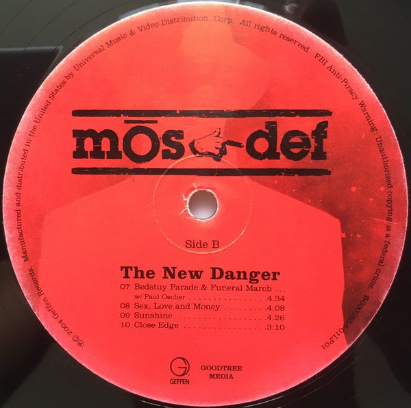 Mos Def : The New Danger (2xLP, Album)