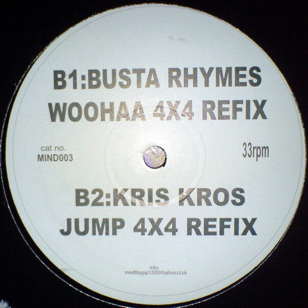 Various : 4x4 Refix EP (12", Unofficial)