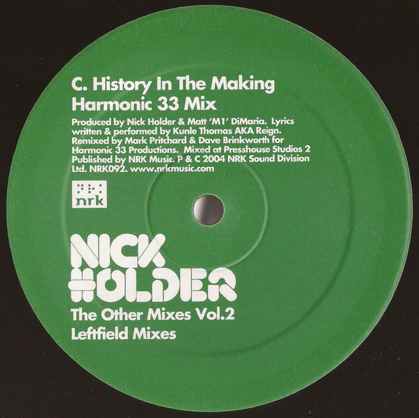 Nick Holder : The Other Mixes Vol.2 (Leftfield Mixes) (2x12")
