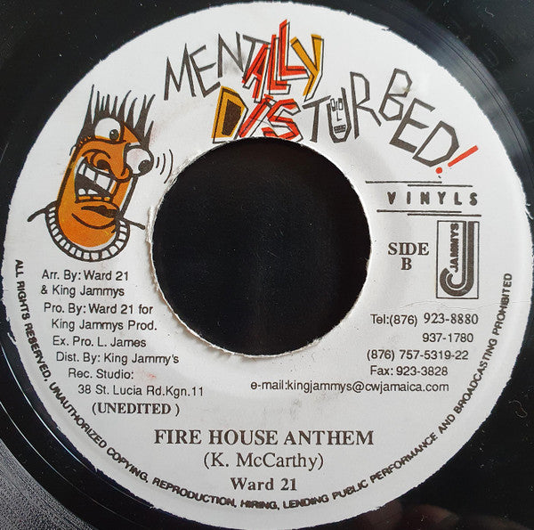 Ward 21 : Fire House Anthem (7")