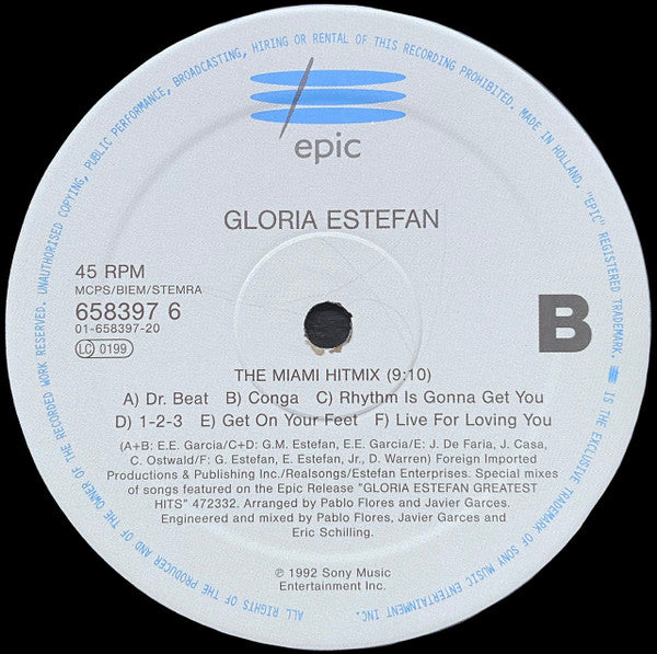 Gloria Estefan : Always Tomorrow (12", Single)