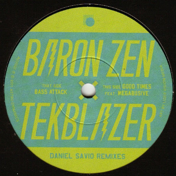 Baron Zen & Tek Blazer : Daniel Savio Remixes (7")