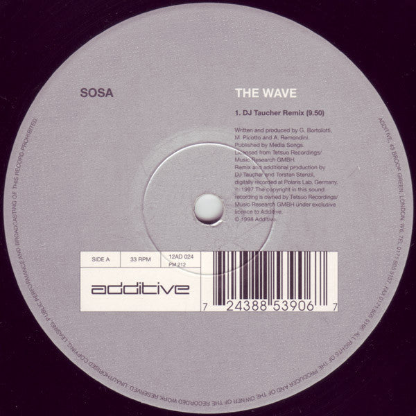 Sosa : The Wave (12")