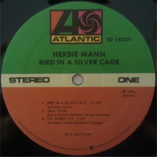 Herbie Mann : Bird In A Silver Cage (LP, Album)