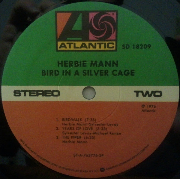 Herbie Mann : Bird In A Silver Cage (LP, Album)