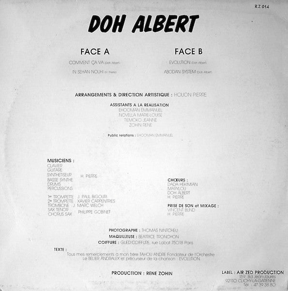 Doh Albert : Evolution (LP)