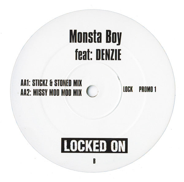 Monsta Boy Feat: Denzie : Baby Can't You See (12", Ltd)