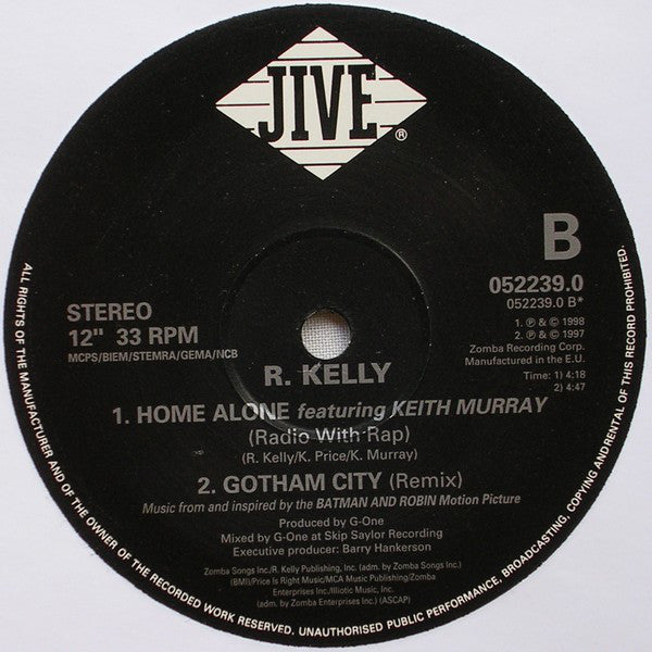 R. Kelly : Home Alone (12")