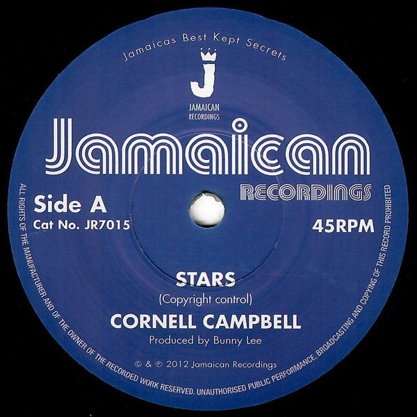 Cornell Campbell : Stars (7", Single)