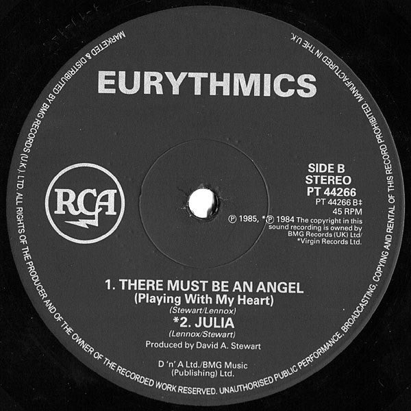 Eurythmics : Love Is A Stranger (12", Single)