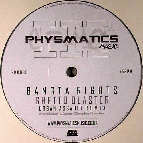 Urban Assault (4) / Bangta Rights : The Storm / Ghetto Blaster (Remix) (12")