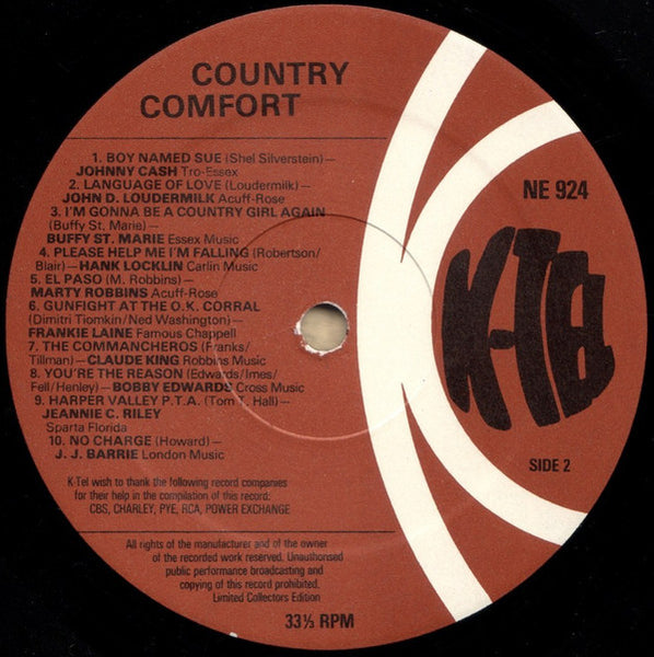 Various : Country Comfort (LP, Comp)