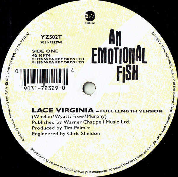 An Emotional Fish : Lace Virginia (12")