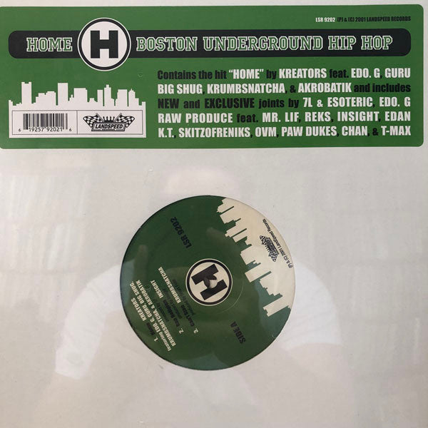 Various : Home - Boston Underground Hip Hop (2xLP)