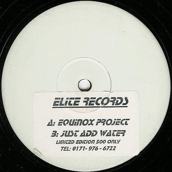 Equinox : Equinox Project / Just Add Water (12", Ltd, W/Lbl, Sti)