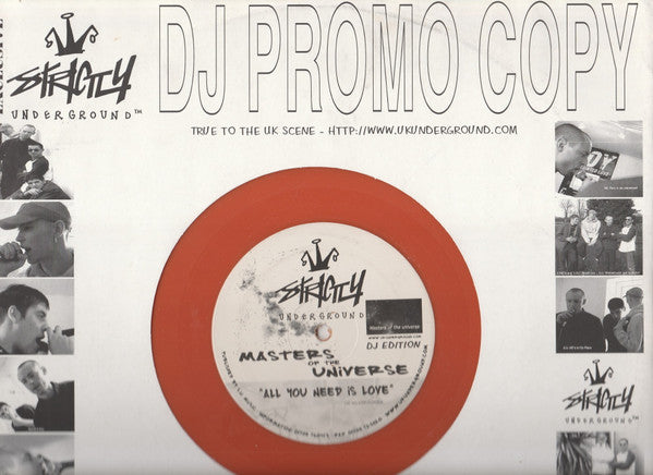 Masters Of The Universe : All You Need Is Love (12", Promo, Ora)