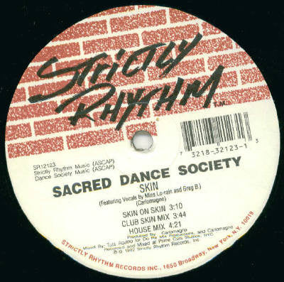 Sacred Dance Society : Techno Phobia / Skin (12")