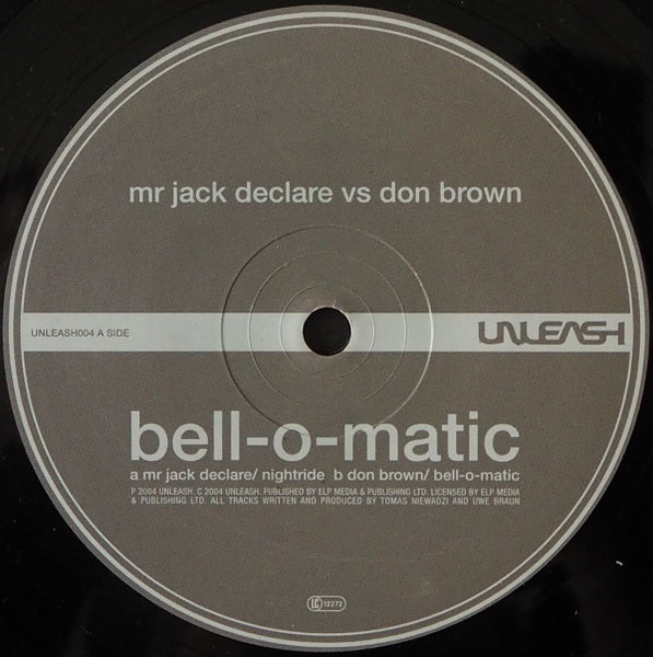 Mr. Jack Declare vs. Don Brown : Bell-O-Matic (12")