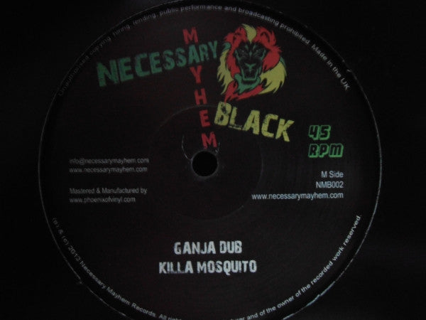 Killa Mosquito Ft. Mr. Williamz* : Ganja Man, Ganja Woman (12")