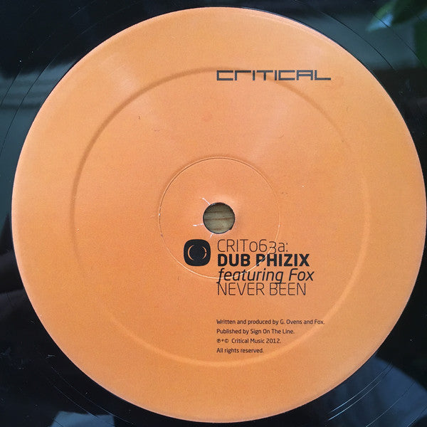 Dub Phizix Featuring Fox* : Never Been (12")