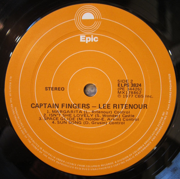 Lee Ritenour : Captain Fingers (LP, Album)