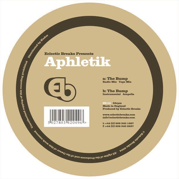 Aphletik : The Bump (12")