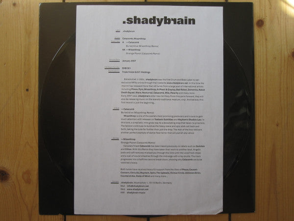 Catacomb (2) / Misanthrop : Buried Alive (Misanthrop Remix) / Strange Planet (Catacomb Remix) (12", Promo)