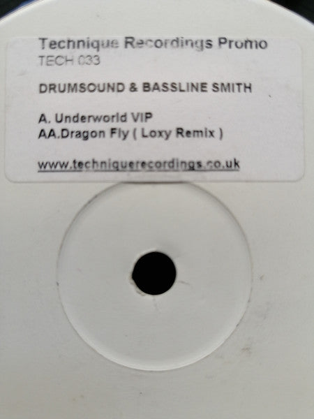 Drumsound & Simon "Bassline" Smith : Underworld VIP / Dragon Fly (Loxy Remix) (12", Promo, W/Lbl)
