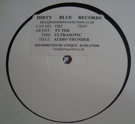 Ty Tek : Ultrasonic / Audio Thunder (12", Promo, W/Lbl)