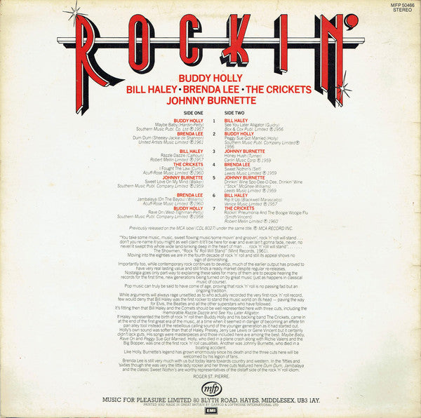 Various : Rockin' (LP, Comp, RE)