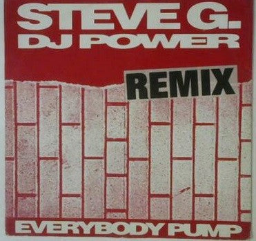 DJ Power : Everybody Pump (Remix) (12")