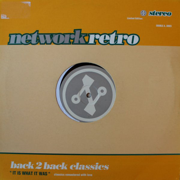 Rhythim Is Rhythim / Reese & Santonio : Network Retro #1 - Back 2 Back Classics (12", RM)
