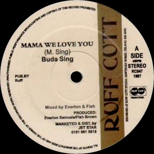 Buda Sing : Mama We Love You (12")
