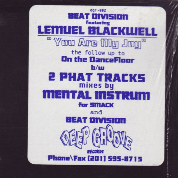 Beat Division Featuring Lemuel Blackwell : You Are My Joy (12", W/Lbl)