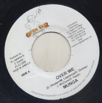 Munga : Over We (7")