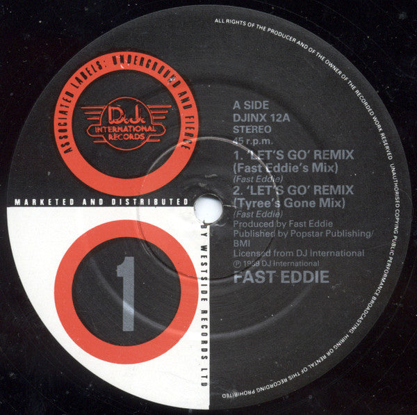 The DJ Fast Eddie* : Let's Go (Remix) (12")